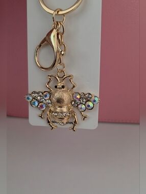 NWT Gold Bee Keychain